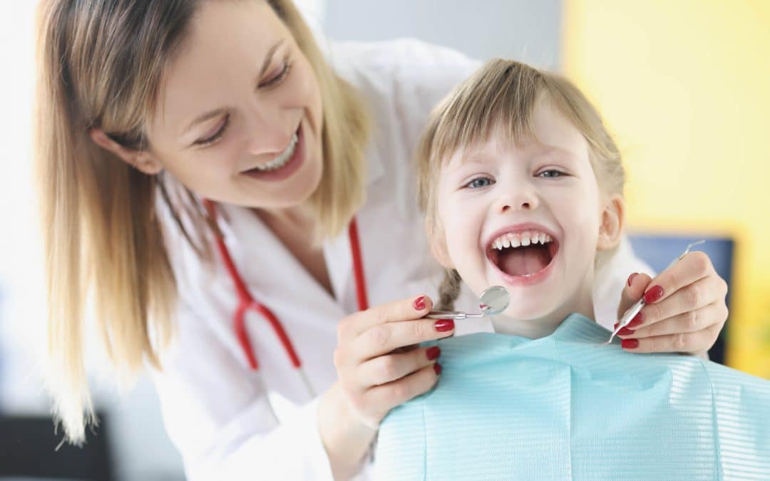 child getting wilmington family dental care