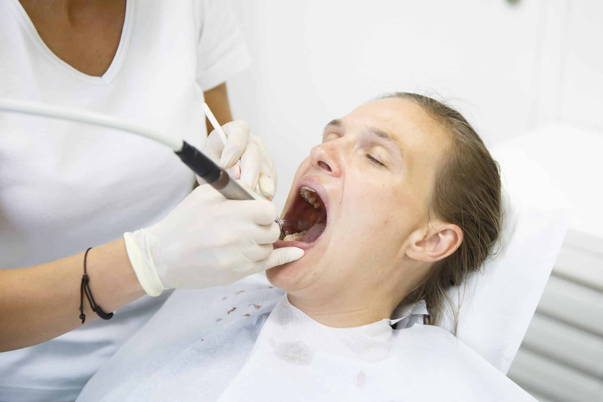 female patient receiving general dentistry wilmington